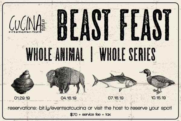 Beast Feast Series | CUCINA urbana